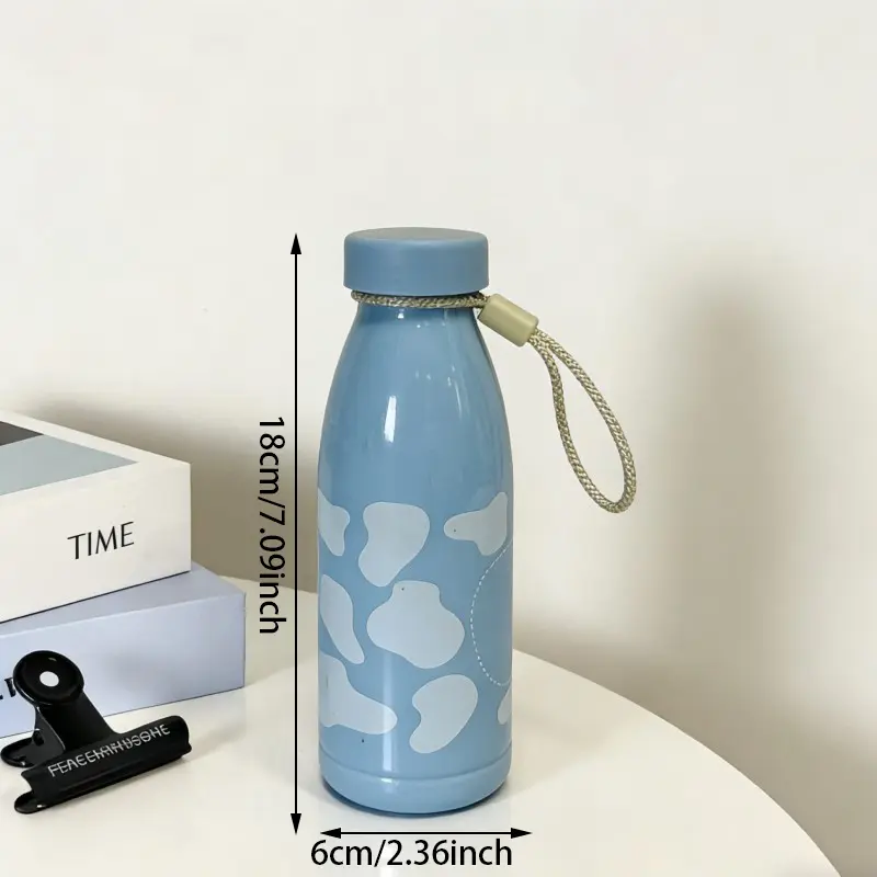Cow Print Plastic Cola-Shape vandflaske