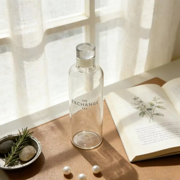 All Glass Daily Hydration Tracker Bottle
