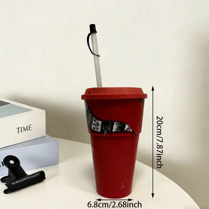 Custom Printed Commemorative Plastic Straw Cups