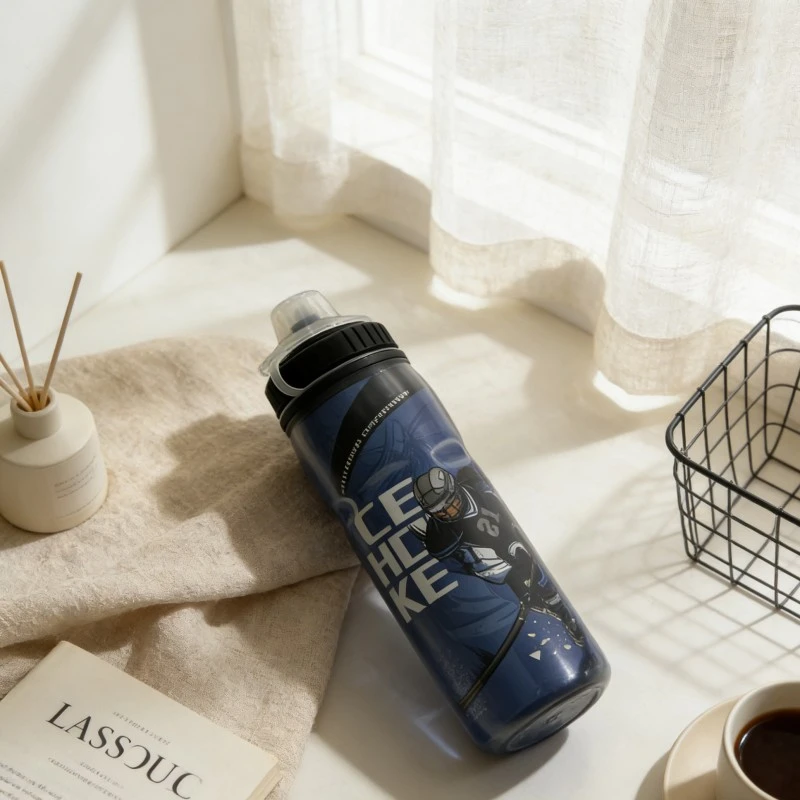 Double Layer Plastic Sports Water Bottles