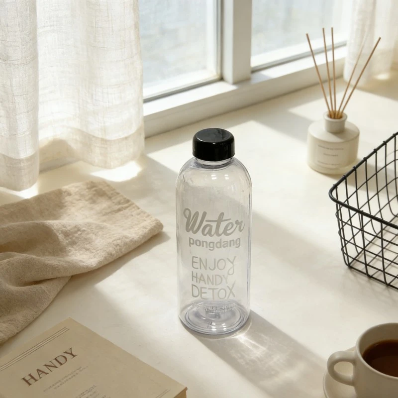 Transparent Reusable Plastic Water Bottles