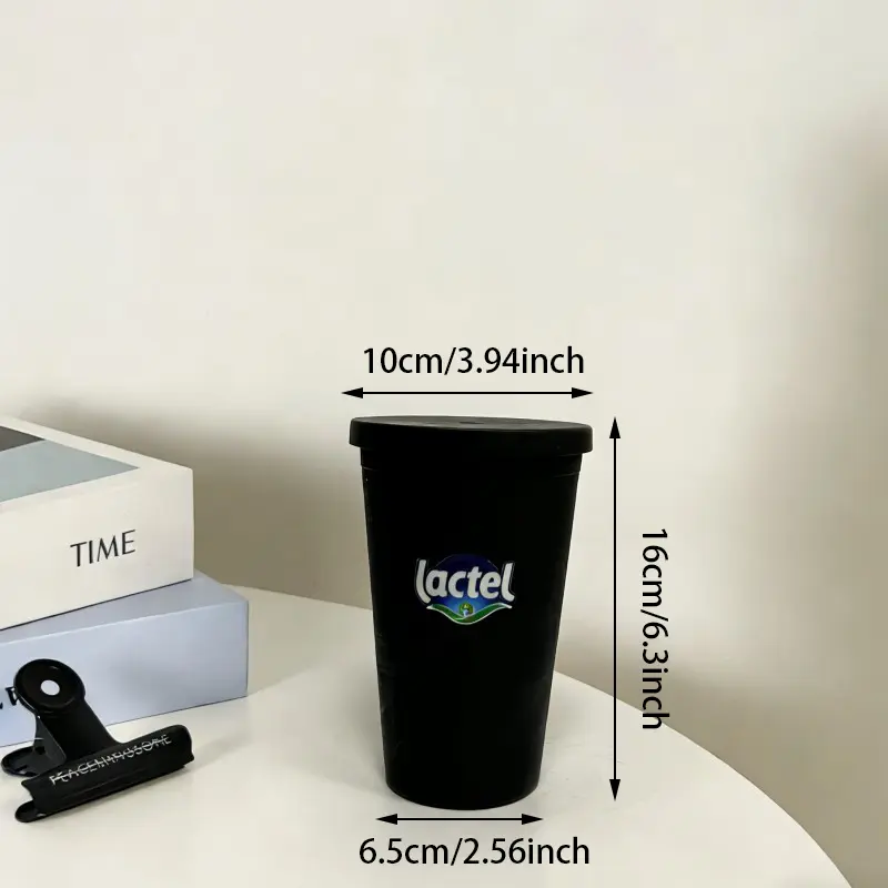 Mat lilla genanvendelig plastik tumbler