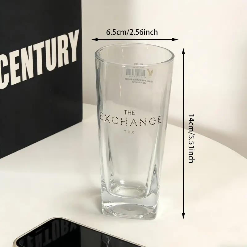Firkantede Highball borosilikatglas tumblere