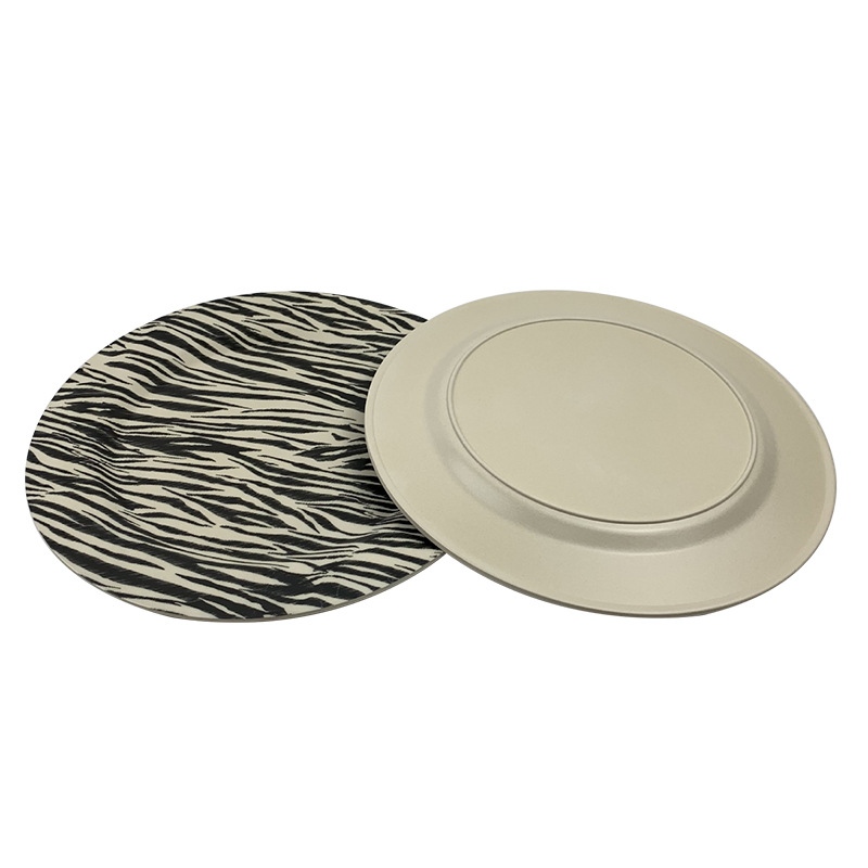 Zebra print bambusfiberplade